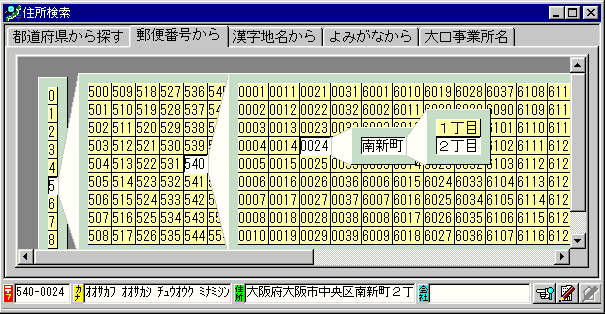 市 大阪 中央 番号 区 郵便